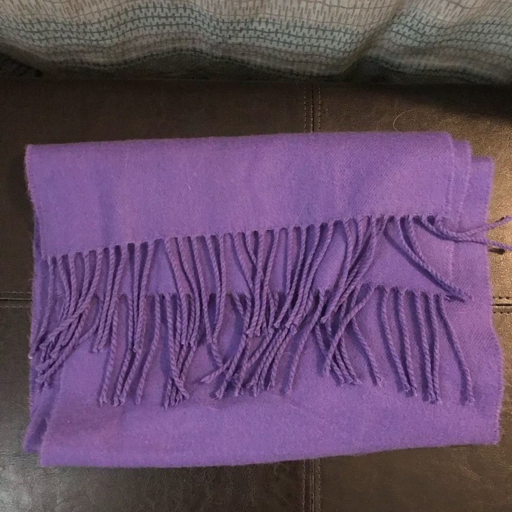 Purple scarf